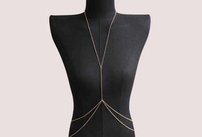 Double Layer Tassel Body Chain